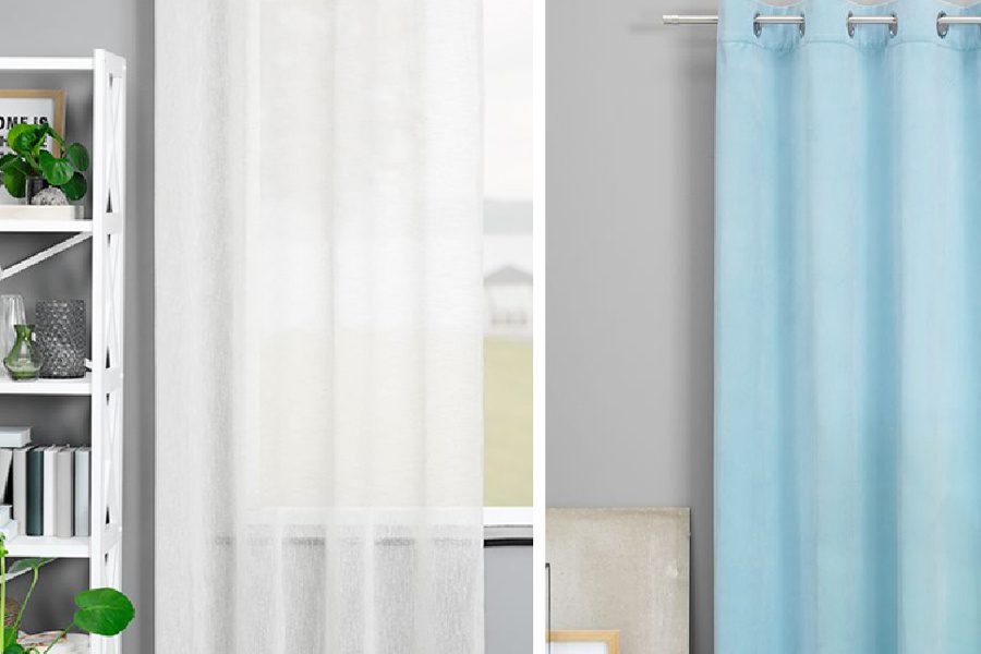 Cortinas Largas en el Living Tendencia 2020