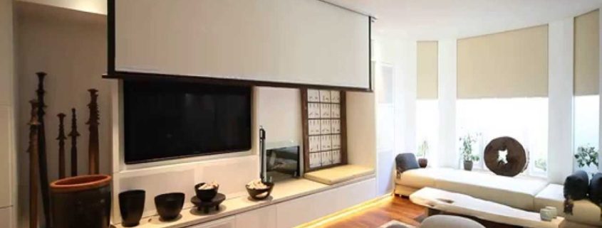 estores enrollables BlackOut para un Cine en Casa