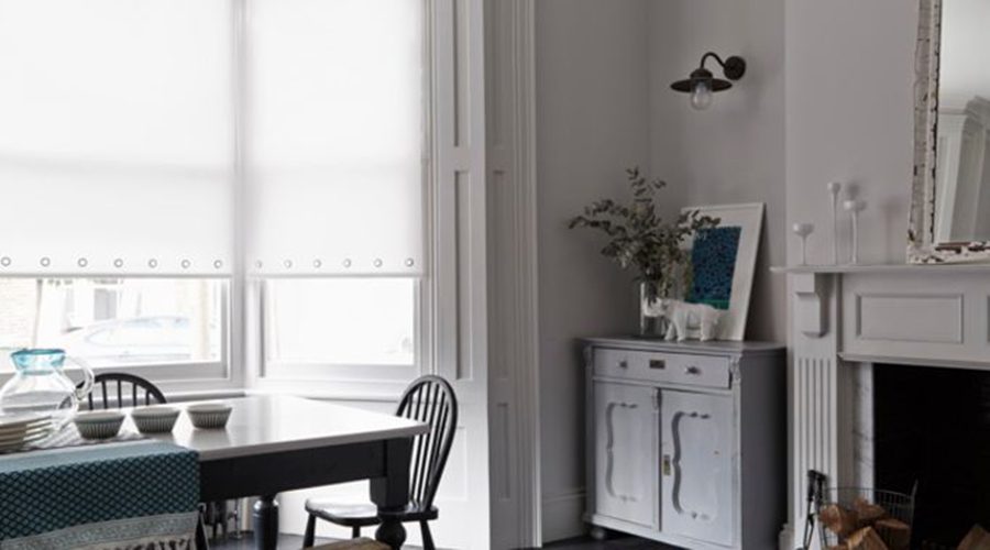 estores enrollables para Bow Window