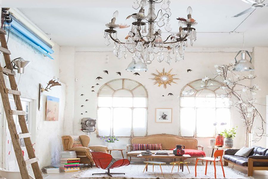 estores enrollables Dobles y Deco Maximalista