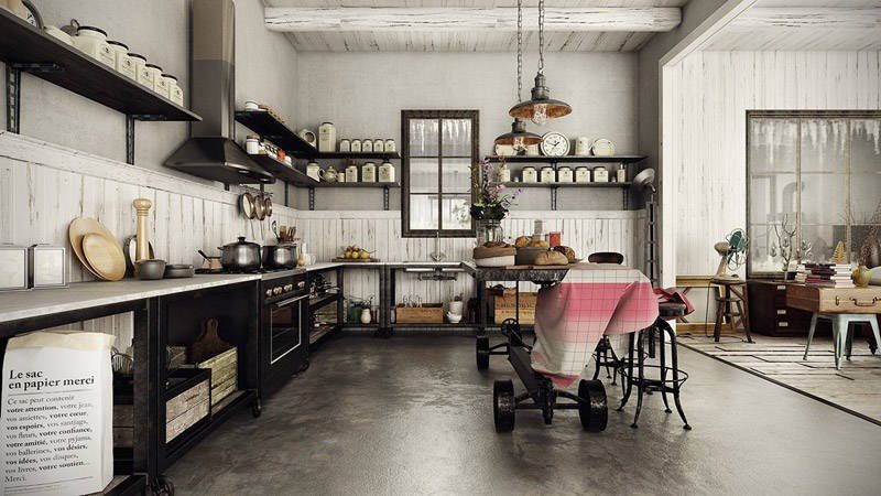 Cortinas para Cocinas Nórdicas