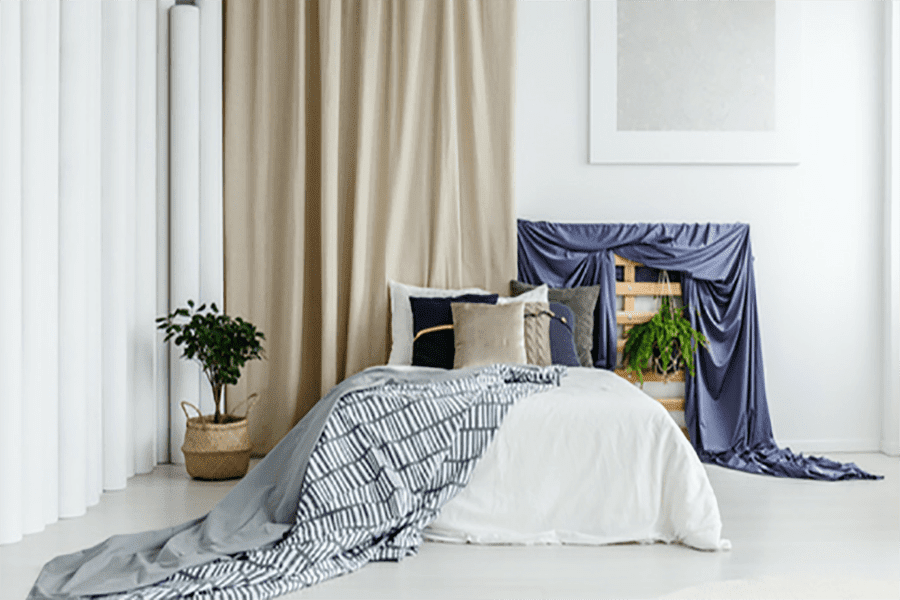 Cortinas y Ambientes en Beige