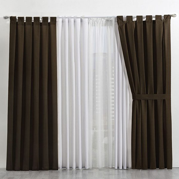 Tipos de Cortina. Cortinas Café