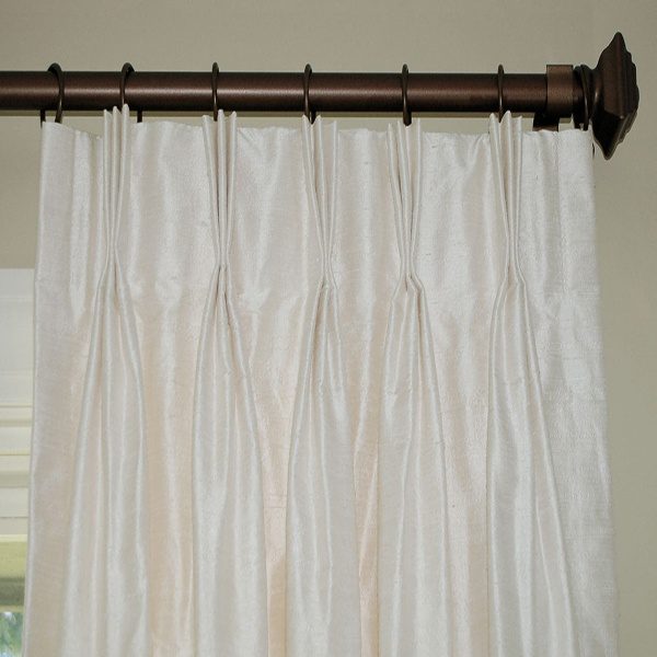 Tipos de Cortina. Plisado Pinch Pleat Drapes