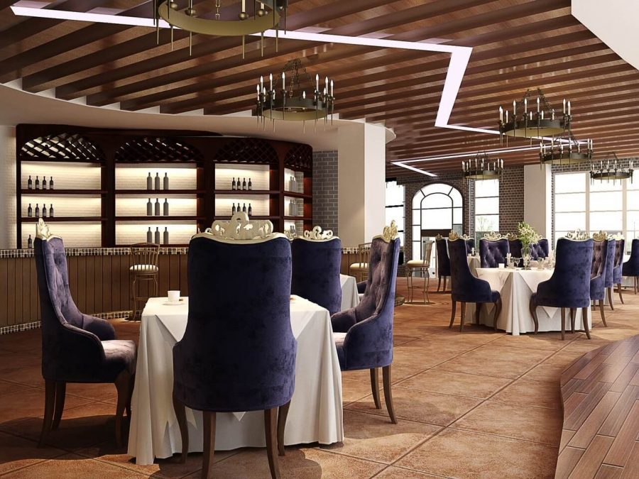 Cortinas para Restaurantes de Hotel
